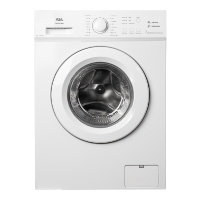 SIA 6kg 1000RPM Washing Machine 9 Preset Programs White - SWM6100W 
