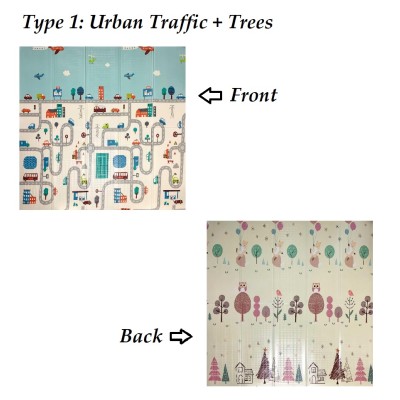 CHEAPEST!!! Bean Estore [200x180x1.5cm] Baby XPE Thick Foldable Playmat Floor Mat Foam Play Mat Non-Toxic Folding Waterproof Crawling Mat for Babies Toddlers Infants