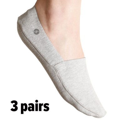 Elago Storm Empire-男女皆宜的高级无显袜防滑平底船线皮肤友好日常袜[3双]-Gizmo Hub